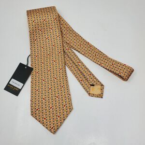 Hunting World 100% Silk Necktie With Elephant Print 3.5" x 56"